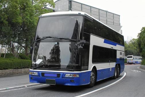 三菱ふそう エアロキング 二階建てバス 三菱ふそう エアロキング 二階建てバス 夜行バス,高速バス,旅行の写真素材