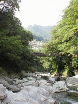 徳島県-祖谷のかずら橋 徳島県-祖谷のかずら橋の写真