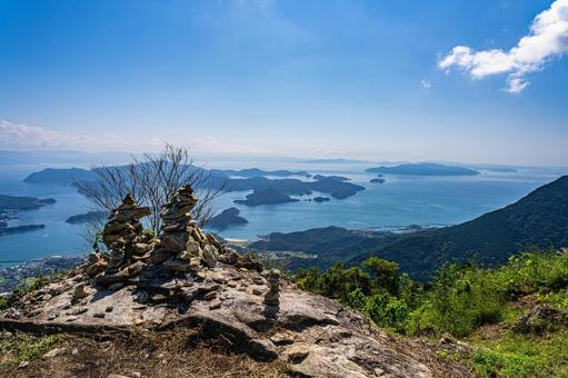 熊本-【倉岳神社】 熊本,天草市,倉岳の写真素材