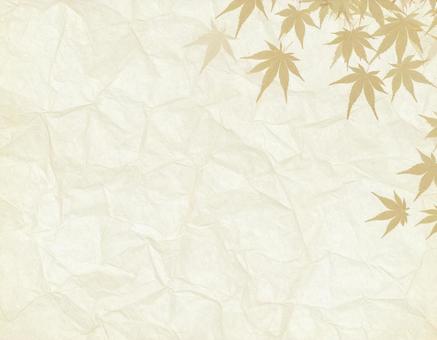 日本の文化・紅葉模様の和紙のテクスチャ 日本の文化・紅葉模様の和紙のテクスチャの写真