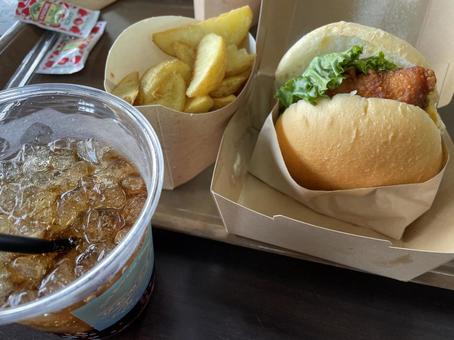 ハンバーガーセット ハンバーガーセットの写真