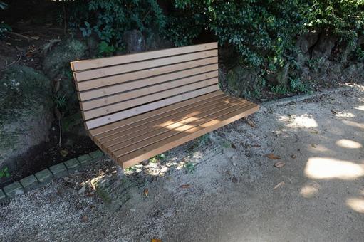 ベンチの写真