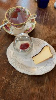 Photo, basque cheese cake, cake, richness, 