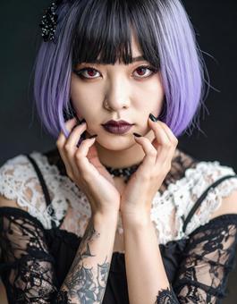地雷系女子・憂鬱なむらさきさんは見つめる 地雷系女子・憂鬱なむらさきさんは見つめるの写真