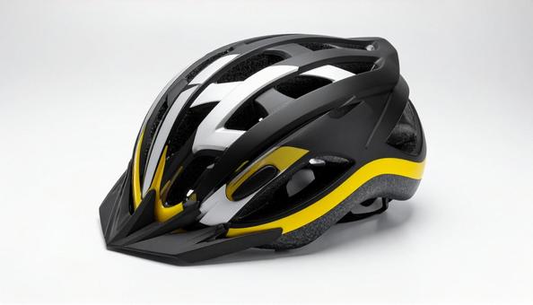 自転車のヘルメットの写真