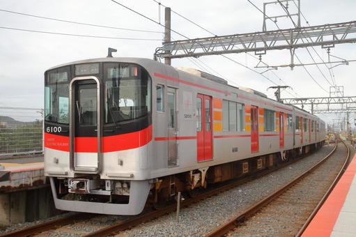 山陽電鉄、6000系、6000編成 山陽電鉄、6000系、6000編成の写真