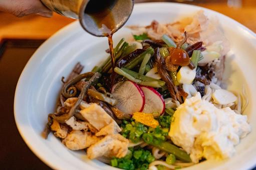 Photo, japanese food, buckwheat, soba, 