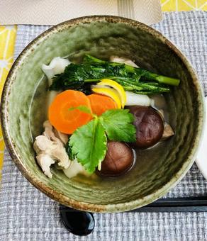 お雑煮 お雑煮,お正月,餅の写真素材