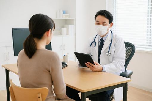 医療クリニックでの診察相談 医療クリニックでの診察相談の写真