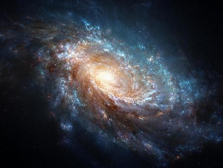 無数の星々が広がる銀河の写真