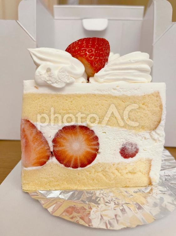 苺ショートケーキ　スイーツ　食べ物 いちご,ショートケーキ,食べ物の写真素材