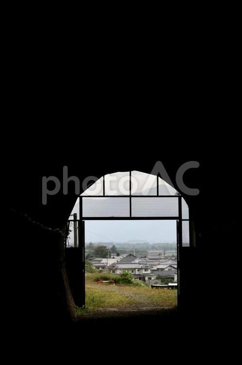 旧国鉄篠ノ井線 安曇野,長野,信州の写真素材