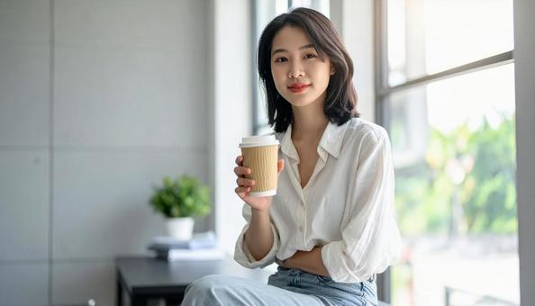 働く女性 働く女性の写真