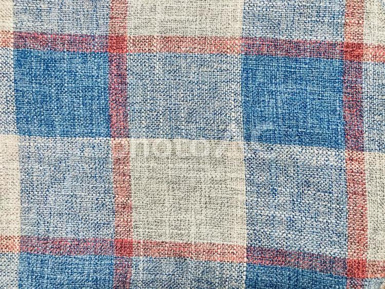 ブルーのギンガムチェックの柄 チェック,ギンガムチェック,ギンガムの写真素材