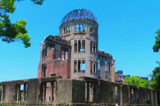 【広島県】原爆ドーム 平和記念公園 【広島県】原爆ドーム 平和記念公園 原爆ドーム,原爆,広島の写真素材