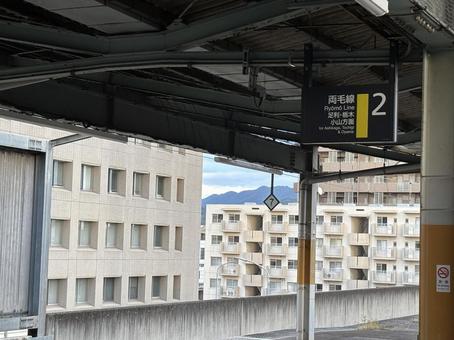 伊勢崎駅　風景　 伊勢崎駅,風景,街並みの写真素材