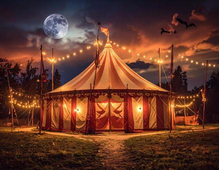 ハロウィンのサーカス ハロウィンのサーカスの写真