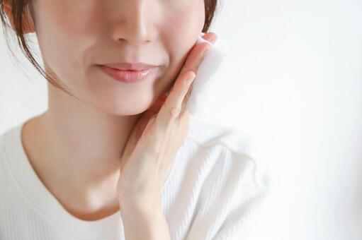 保湿　スキンケア 保湿,スキンケア,メイク落としの写真素材