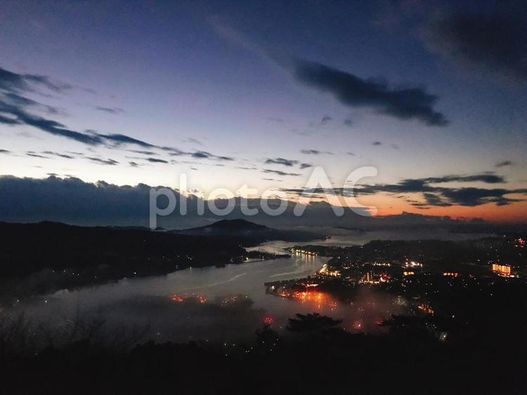 気仙沼の初日の出 初日の出,気仙沼,日の出の写真素材