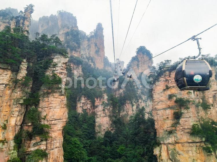 中国・張家界（武陵源） 中国,張家界,世界遺産の写真素材