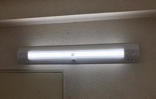 LED階段灯　人感センサー付 階段灯,led,led照明の写真素材