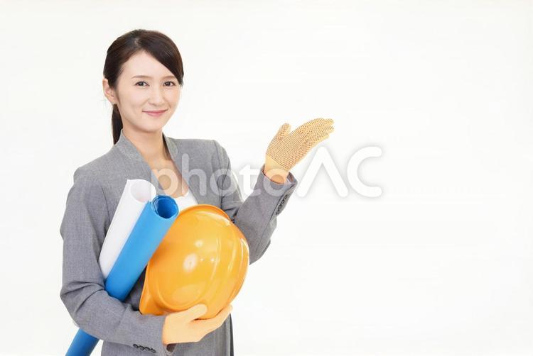 案内するビジネスウーマン 女性,ビジネスウーマン,女の写真素材