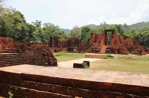ベトナムの世界遺産ミーソン遺跡 ベトナム,世界遺産,ミーソンの写真素材