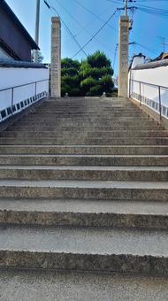 広島県尾道市 天寧寺の階段 広島県尾道市 天寧寺の階段の写真