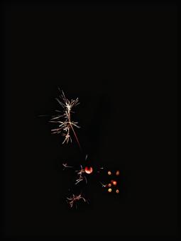 線香花火 線香花火の写真