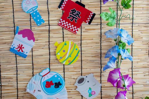 夏祭り イメージ 夏祭り イメージ 夏,祭り,あさがおの写真素材