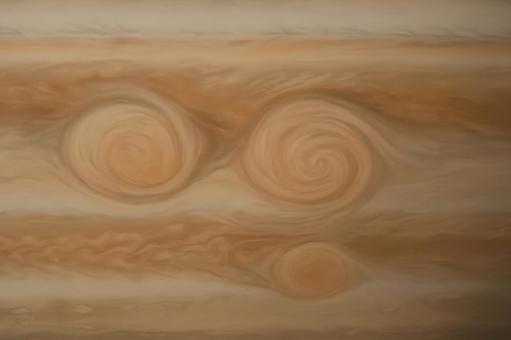 木星双渦 木星双渦の写真