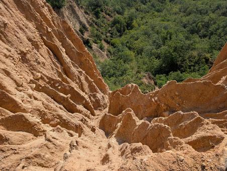 崖の上から 崖,山,メルニックの写真素材