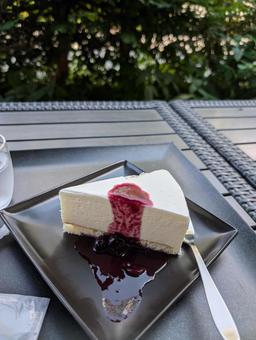 上高地のチーズケーキ 上高地のチーズケーキの写真