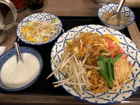 パッタイ パッタイ,タイ料理,タイの写真素材