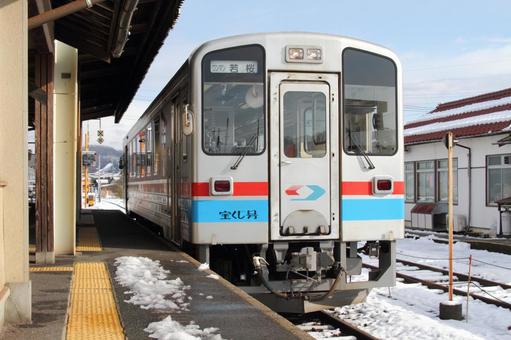 若桜鉄道、WT3300型車両 若桜鉄道、WT3300型車両 若桜鉄道,jr,因美線の写真素材