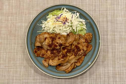 豚の生姜焼きの写真