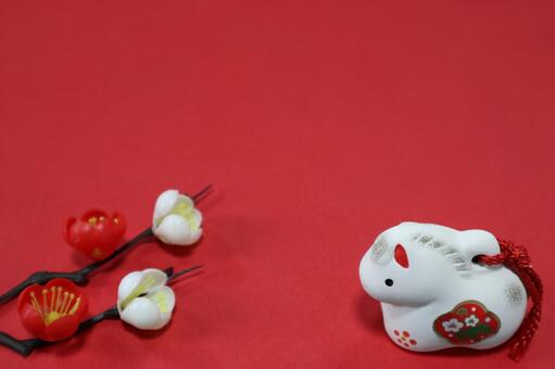 年賀状素材・午（2） 年賀状,年賀状素材,午年の写真素材