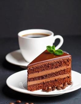 チョコレートケーキ チョコレートケーキの写真