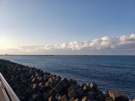 糸魚川の日本海展望台より 糸魚川,日本海展望台,風景の写真素材