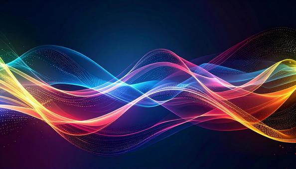 未来的なネオンの電波 未来的なネオンの電波の写真