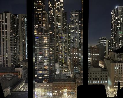 メルボルンの夜景 夜景,オーストラリア,メルボルンの写真素材