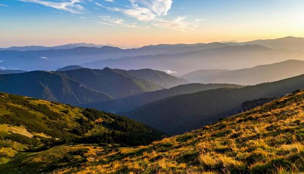 山の美しい風景 山の美しい風景の写真