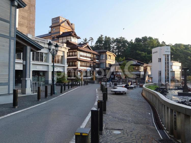 草津温泉 湯畑 草津温泉,湯畑,温泉街の写真素材