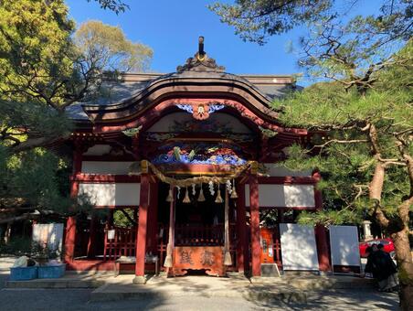 大己貴神社・本殿 大己貴神社,福岡県朝倉郡,おおなむじの写真素材