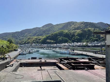 漁港の風景 漁港の風景 海,港,船の写真素材