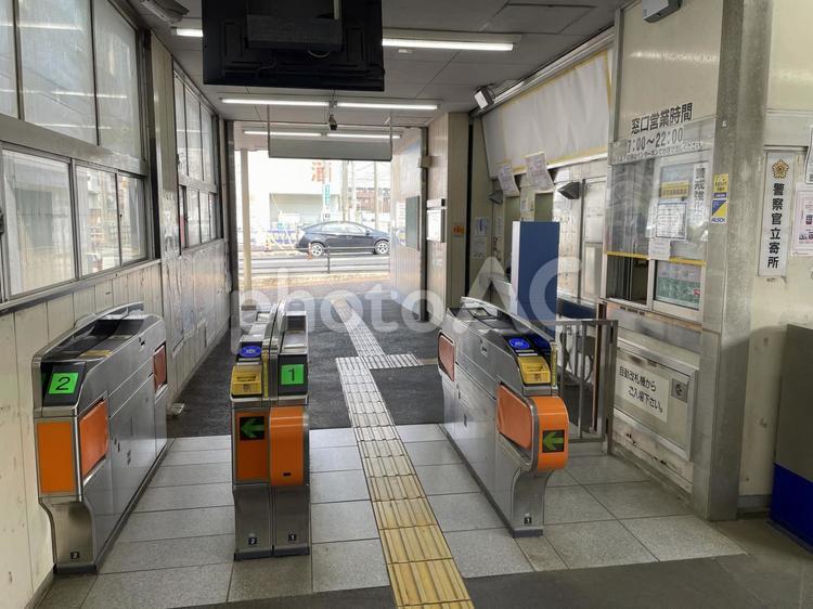 前原駅　改札口(内) 鉄道,電車,列車の写真素材