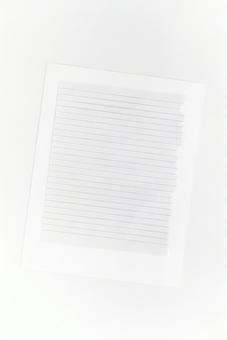 ノートの1ページ ノートの1ページの写真