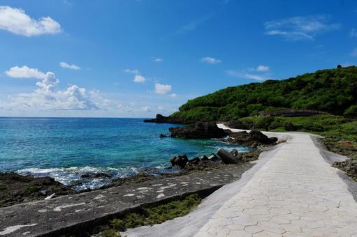宮古島インギャーマリンガーデンの景色 宮古島インギャーマリンガーデンの景色 インギャーマリンガーデン,宮古島,夏の写真素材