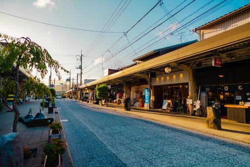 【鳥取】妖怪の街米子の水木しげるロード 鳥取,妖怪,米子の写真素材