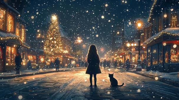 ひとりぼっちのクリスマスの夜 ひとりぼっちのクリスマスの夜の写真